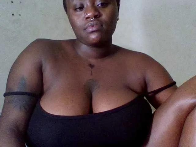 AfroBooty — being showered with tokens