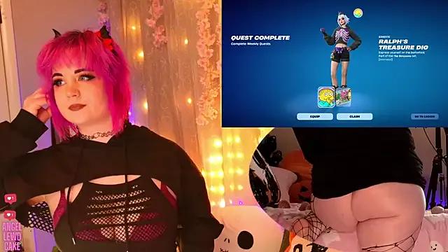 StripChat Angel-Lewd-Cake is Freechat Angel-Lewd-Cake — Make me SQUIRT w/ FMShower after8tk