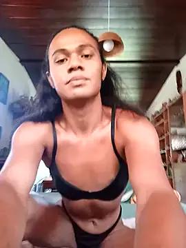 TransKylieX — Ejac sur mon torse