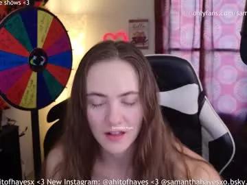 samanthahayesxoxo from Chaturbate is Freechat